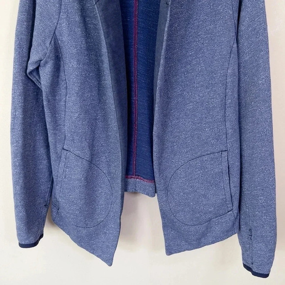 The North Face Heathered Blue Hooded Soft Open Cardigan - Picture 6 of 16